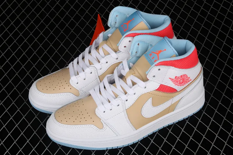 All Categories Air Jordan Jordan Series Basketball Shoes Air Jordan 1 Mid Air Jordan 1 Mid SE AJ1 Joe 1 Sesame Color China Basketball Shoes CZ0774-200